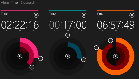 Windows 8.1, Alarmen-app, timer, stopwatch, maken, verwijderen