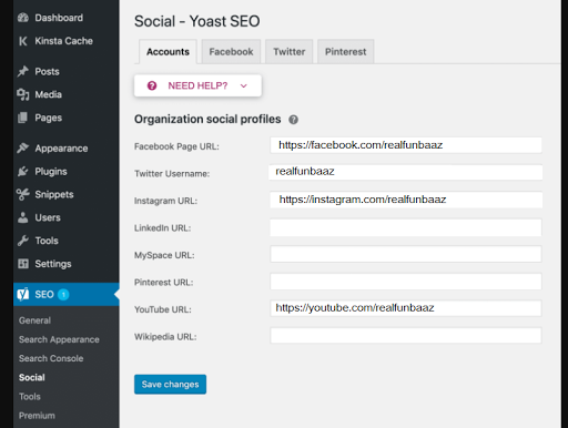 How To Use Social Options For Yoast Local SEO