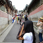 bukchon hanok village in Seoul, South Korea 