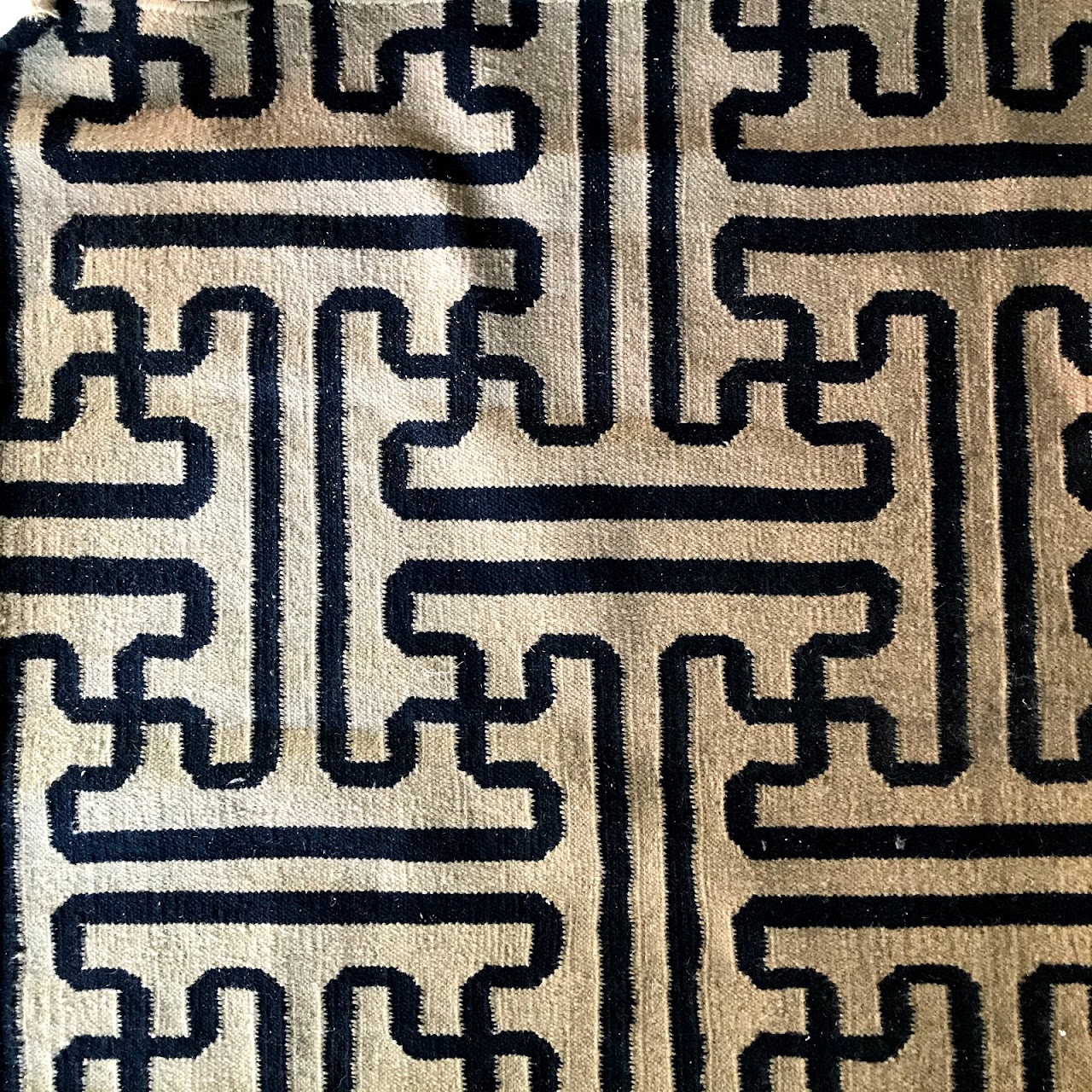 Contemporary Geometric Wool Area Rug