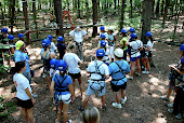 listening to instructions from Tracey