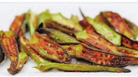 theunicorncooks.blogspot.com, keto recipes, weight loss recipes, keto okra, crispy okra, ambreen jabeen shah