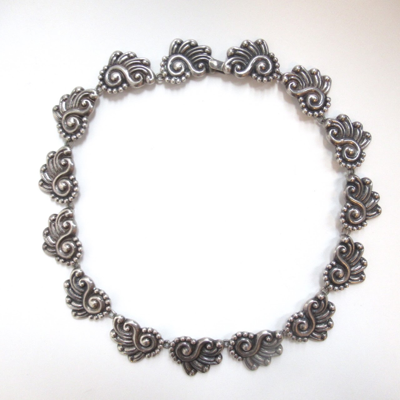 Sterling Silver Statement Necklace