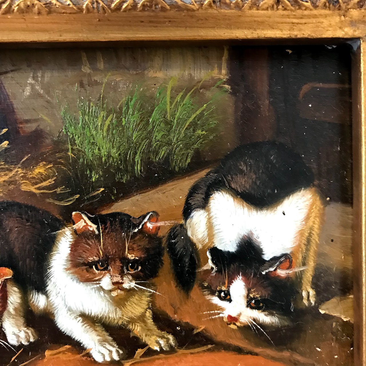 Miniature Oil Painting, Kittens