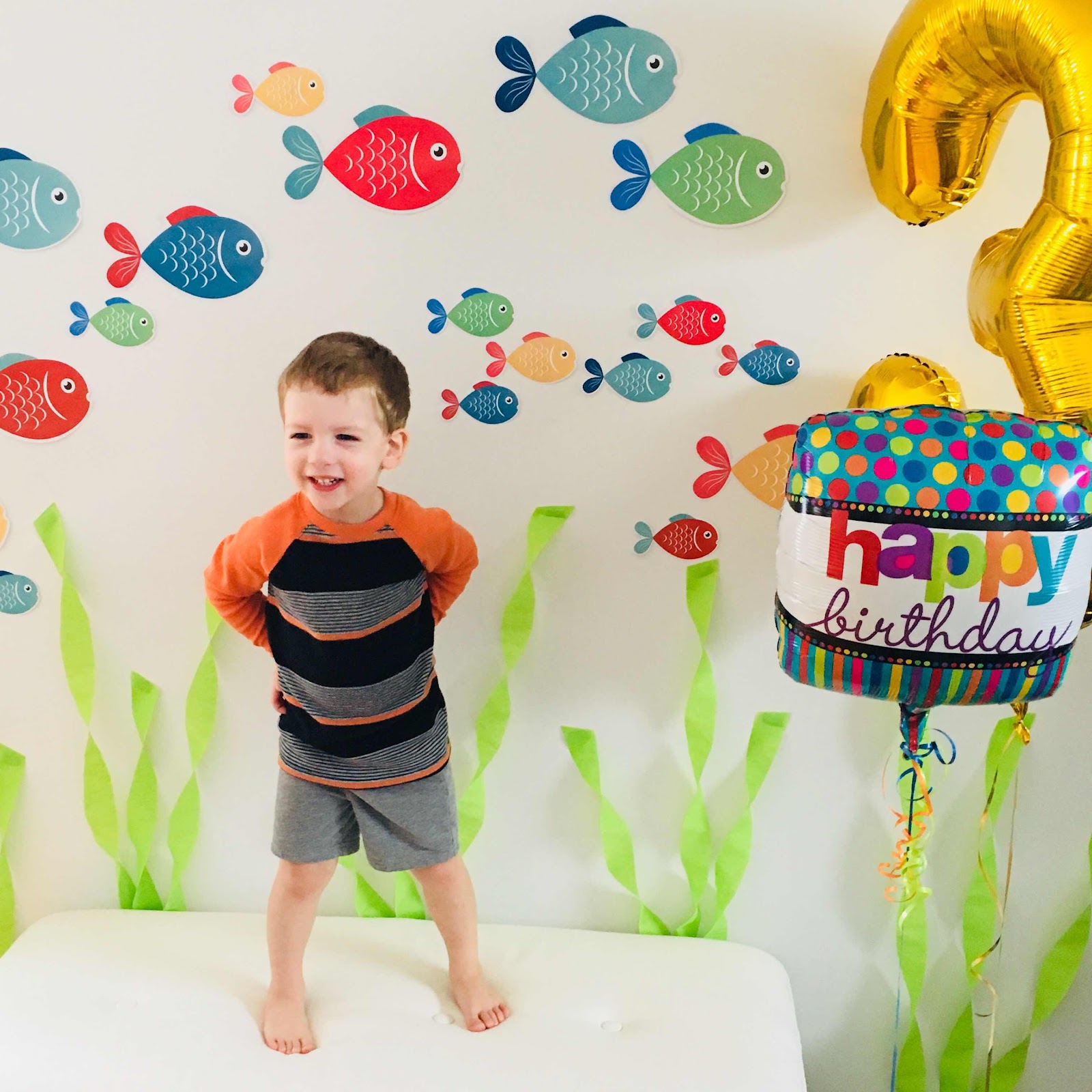 Lets Go Fishing Fish Themed Birthday Party or Baby Shower DIY