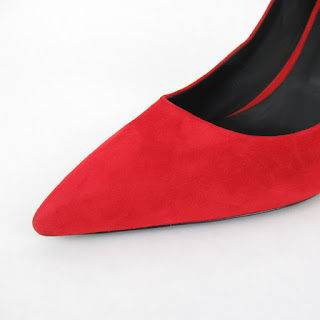 Theory NEW Red Suede Pumps