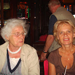 having dinner at times square in New York City, United States 