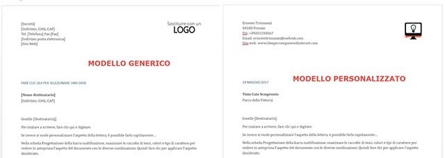 personalizzazione-modello