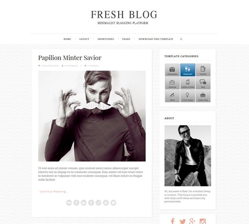 fresh-blogger-template