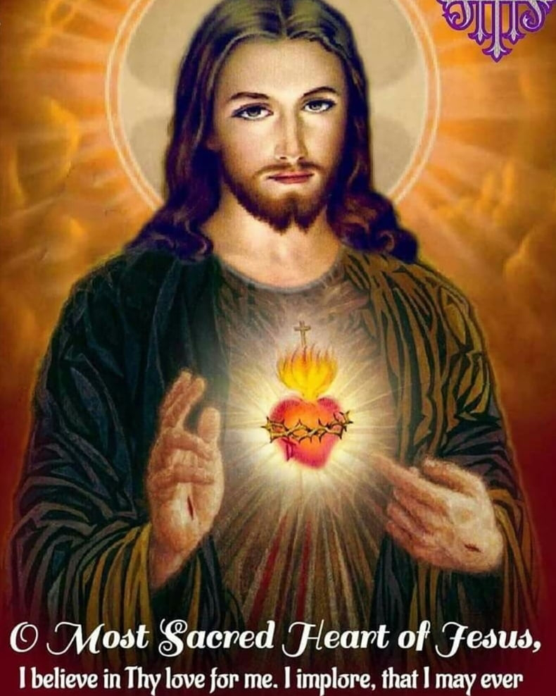 Daily Bible Verse 101: Remember the Sacred Heart of Jesus - First ...