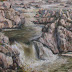 The Great Falls - Detail of the painting - 2005 - Ashton, MD - Private
Collection