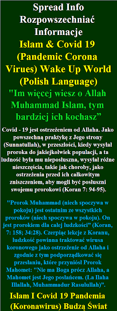 Islam I Covid 19 Polish Language Pandemia Koronawirus Budzą Świat