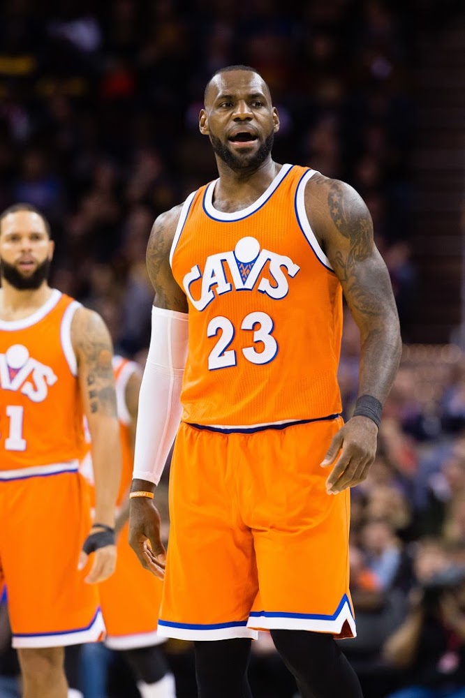 orange lebron jersey