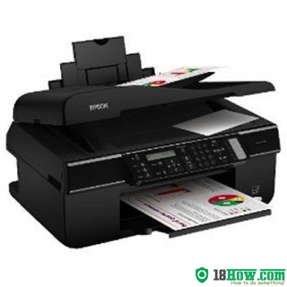 How to reset flashing lights for Epson BX310FN printer