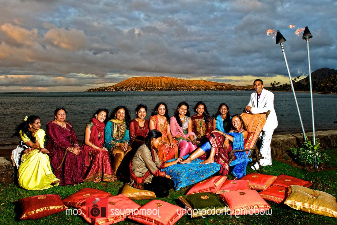 hawaiian wedding setups