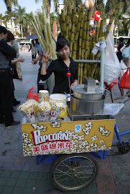 popcorn street vendor in Zhuhai, Guangdong