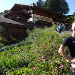 enjoying the sites in Grindelwald in Grindelwald, Switzerland 