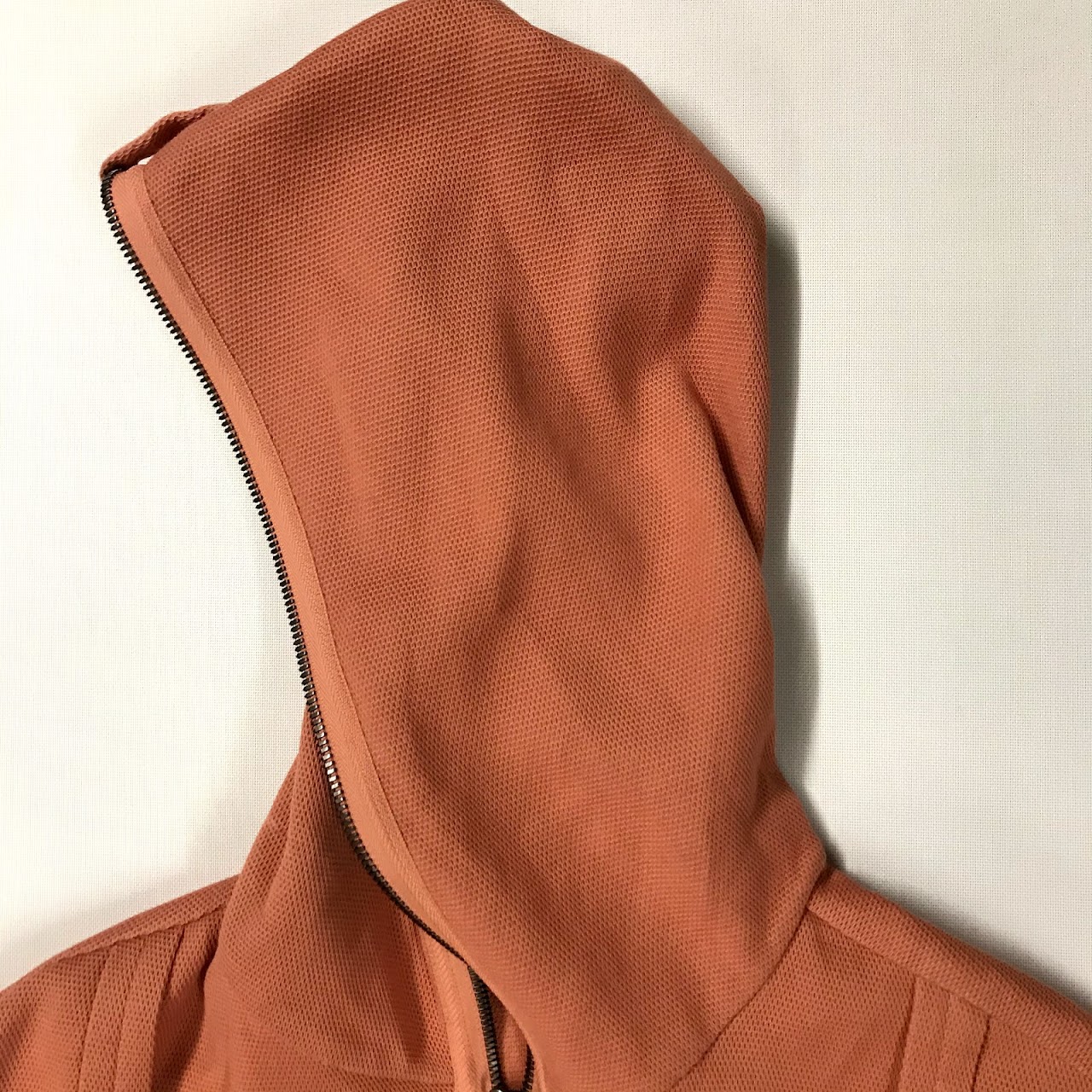 Helmut Lang Pique  Hooded Sweatshirt