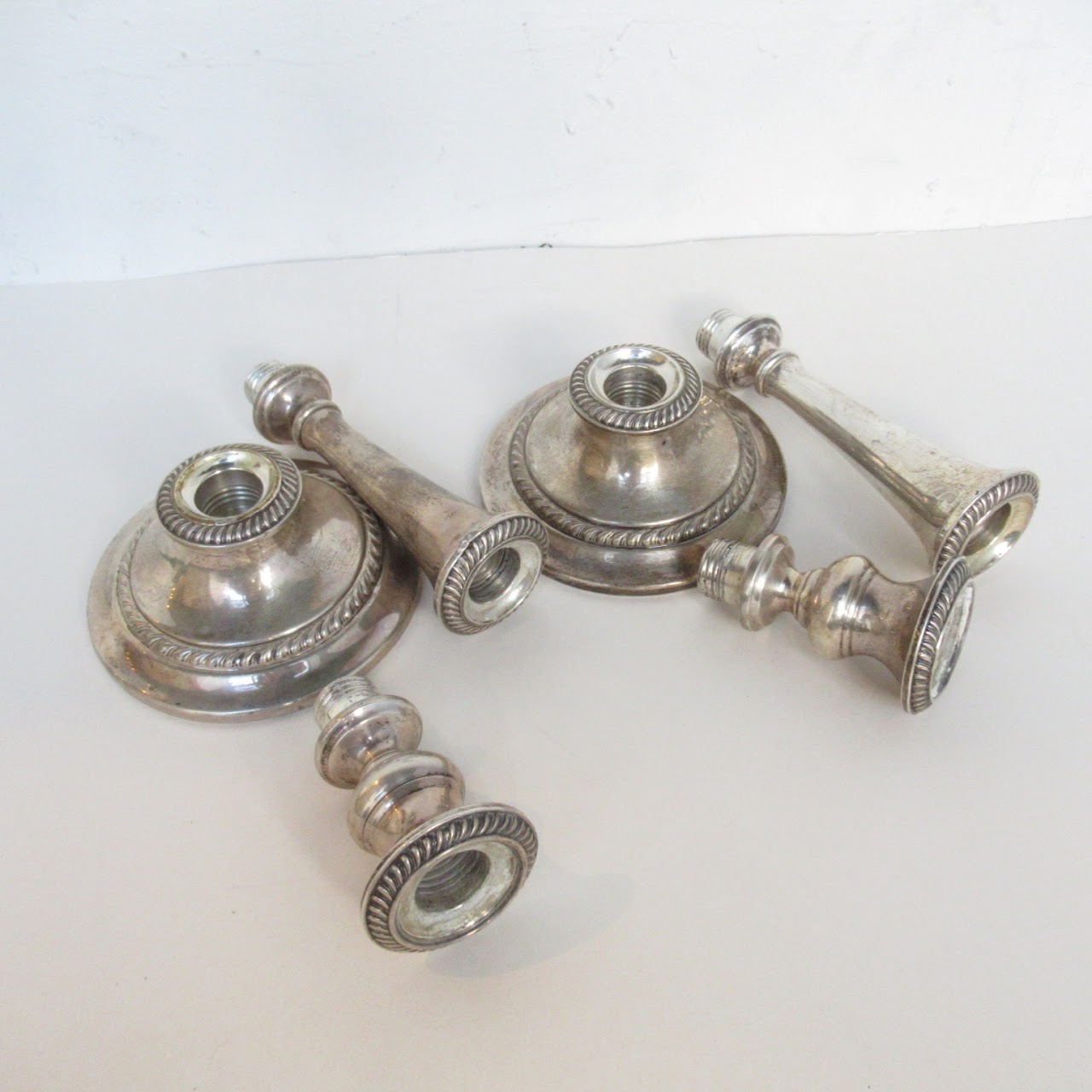 Sterling Silver Gorham Candlestick Pair