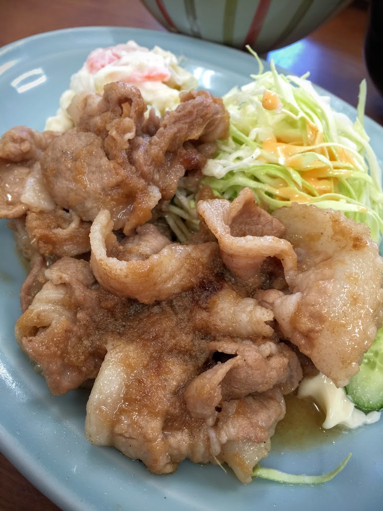 登米市迫町佐沼　佐藤食堂　しょうが焼き定食　とても良い