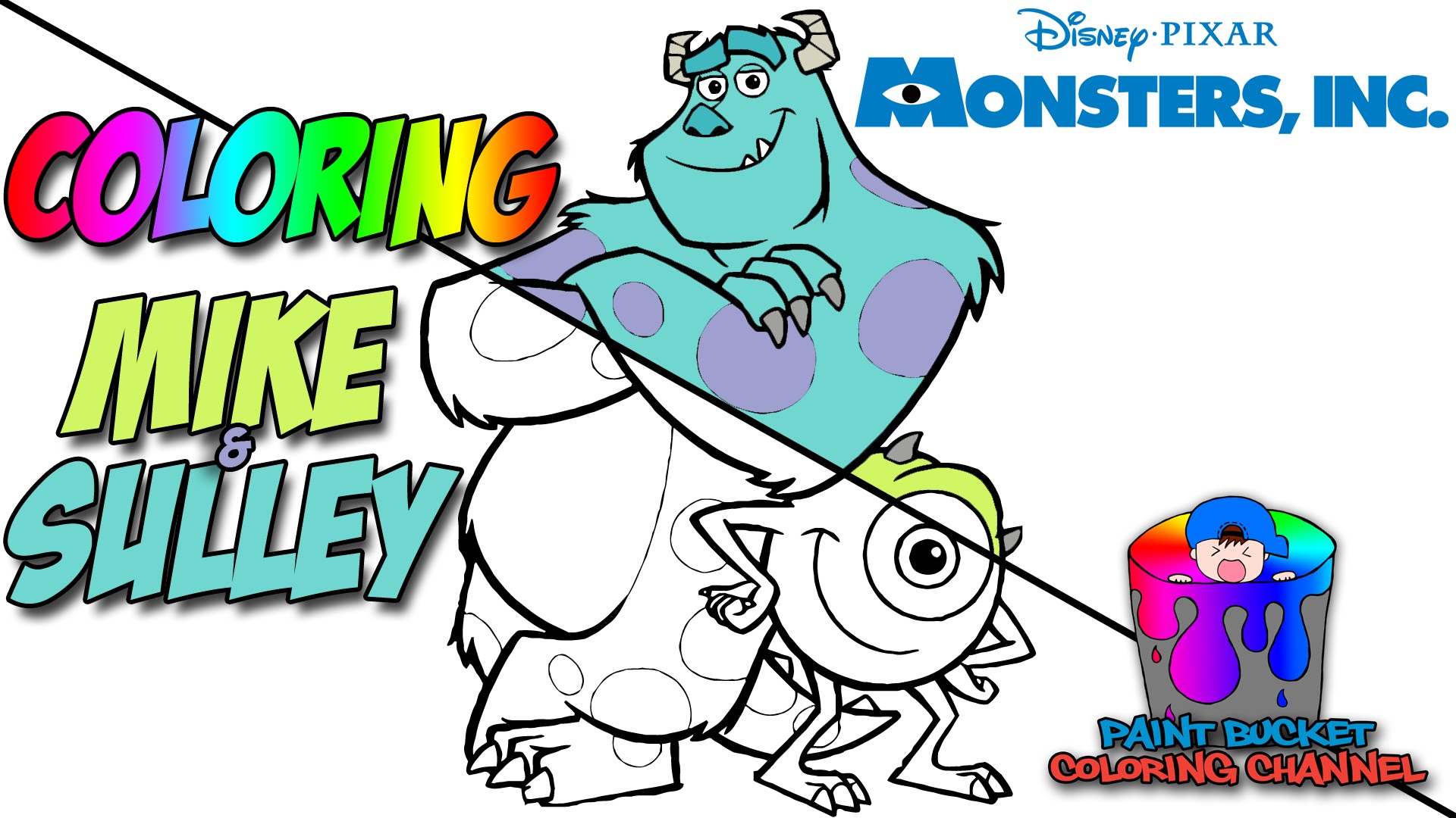 Disney Pixar Monsters Inc Coloring Pages - Coloring Pages for Kids