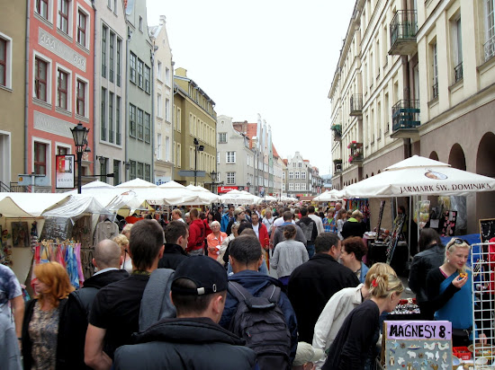 w ostatnim tygodniu  Jarmarku tłumy