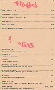 Carousel - The Bake About menu 1