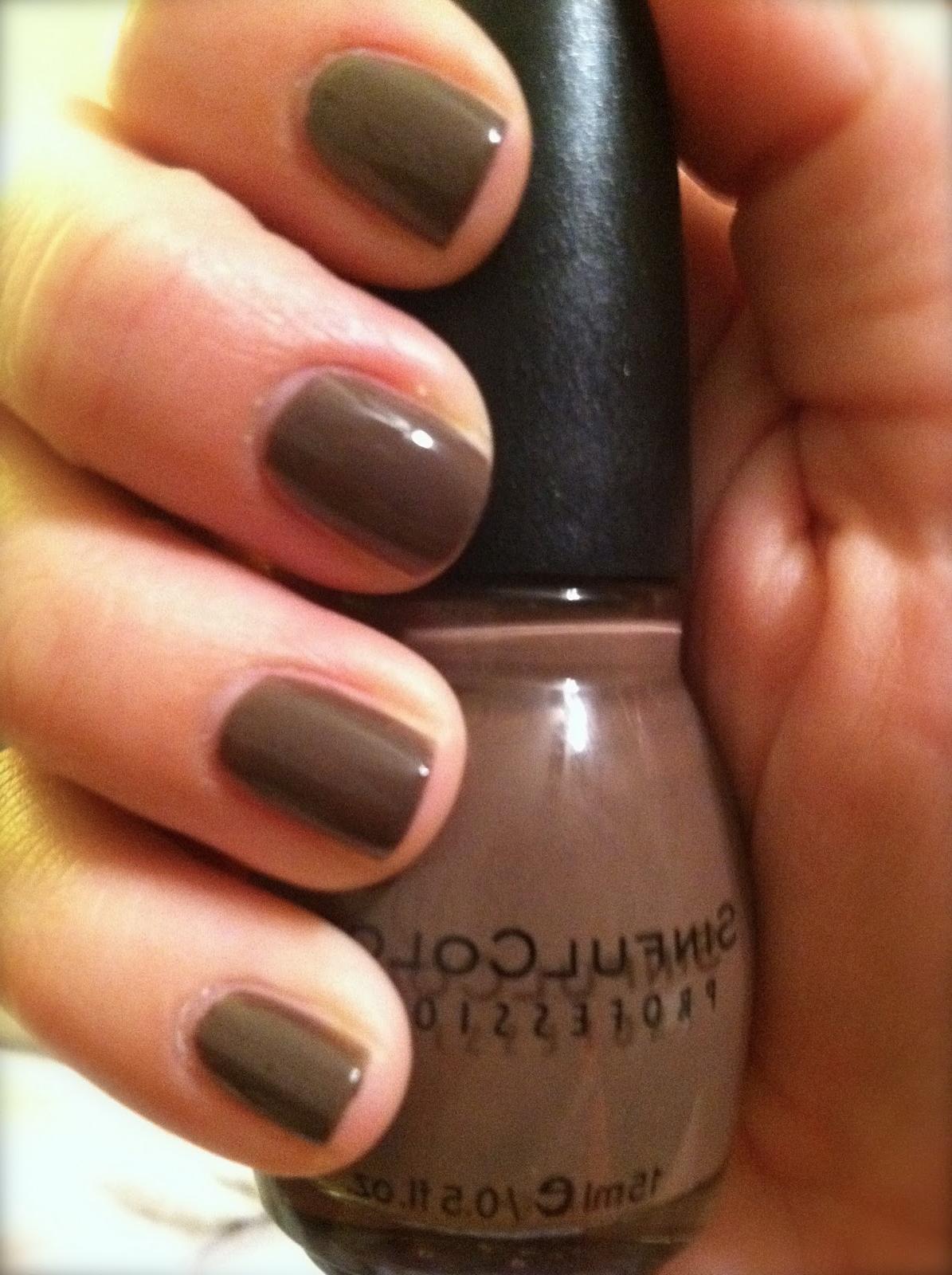 Deep taupe brown.