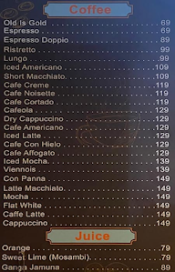 Cafe Ajanta menu 2