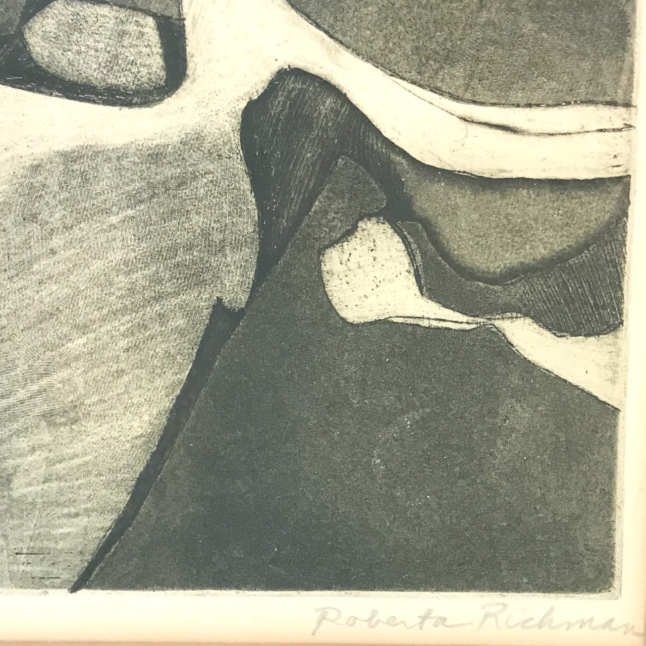 Roberta Richman Signed Etching