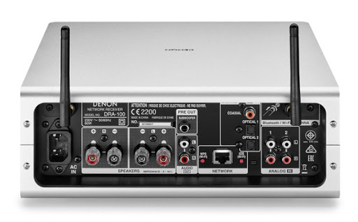 Denon DRA-100 rear