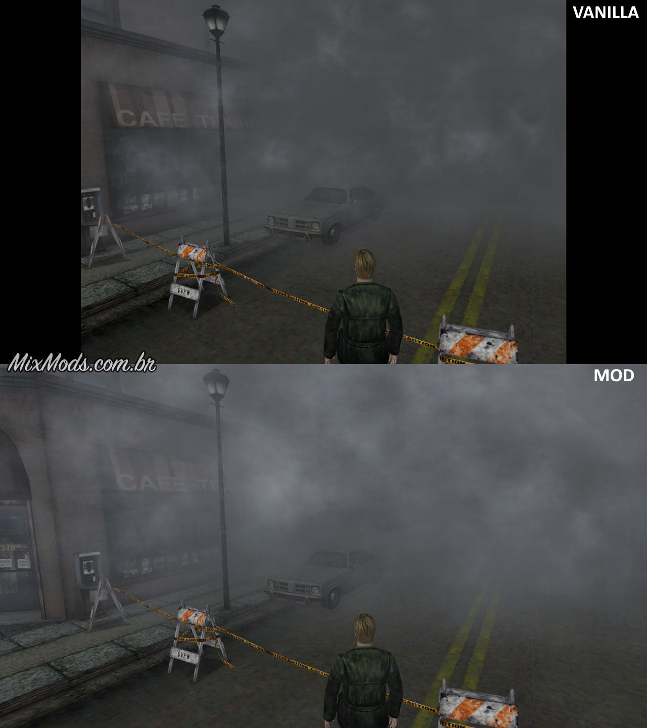 Silent Hill 2: Enhanced Edition - Comparison to PCSX2