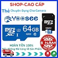 Thẻ Nhớ Freeship Yoosee 64Gb Chuyên Cho Camera Wifi, Smartphone - Thẻ Nhớ Yoosee Cao Cấp | Bảo Hành 5 Năm