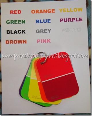 Preschool Alphabet: C is for Colors