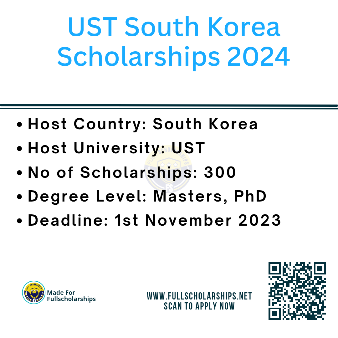 phd scholarships in south korea