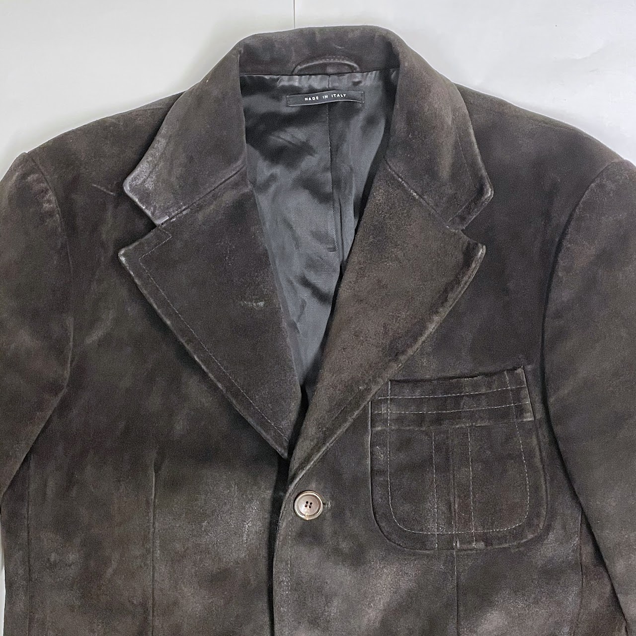 Gucci Suede Leather Jacket