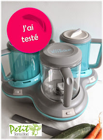 Petit Gourmet de Petit Terraillon robot cuiseur vapeur pour bébé j'ai testé