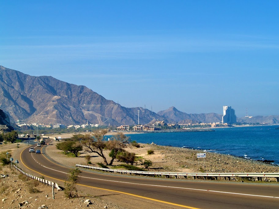 Resort along the coast