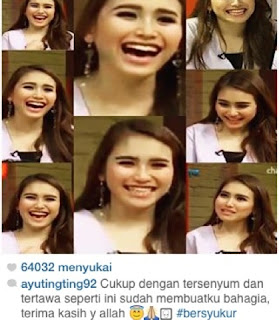 ayu ting-ting bahagia meski putus dari shaheer sheikh putus dari shaheer sheikh, ayu ting-ting tetap bahagia