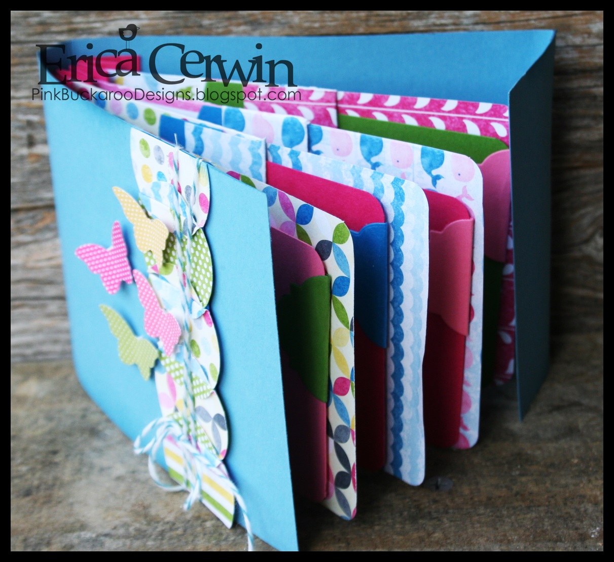 Accordion Mini Album Tutorial Pink Buckaroo Designs
