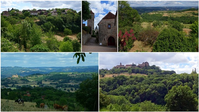 6, Sarlat-la-Caneda. Turenne. Collonges-la-Rouge. Carennac. Loubressac. Autoire. - De viaje por Francia: diarios, viajes y excursiones en coche. (29)