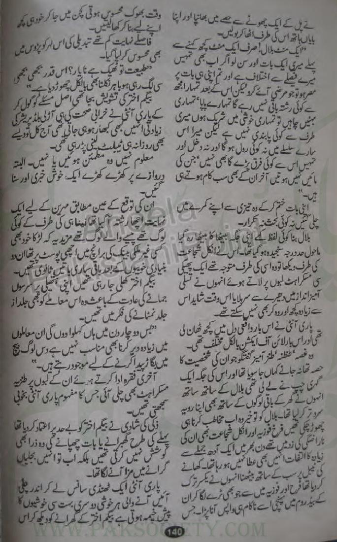 Abhi Manzar Badlna Hy Urdu Novel By Alia Bukhari