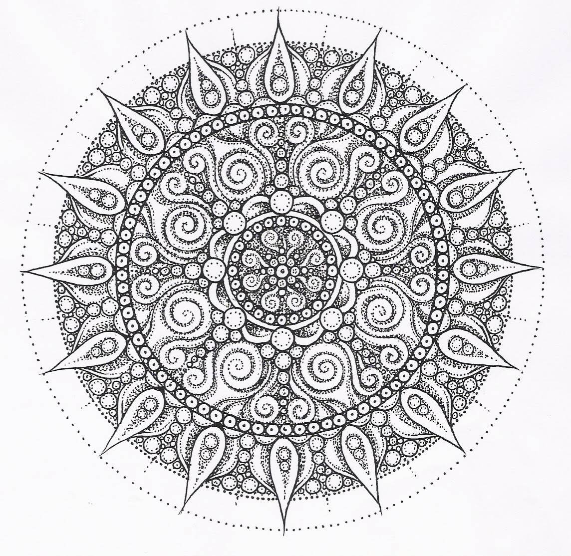 mandalas coloring pages - photo #30