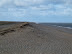 The extent of the remaining shingle ridge looking towards Cley