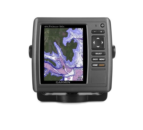 Garmin echoMAP 50s GPS with Trasom Motor Mount Transducer and Worldwide Basemap