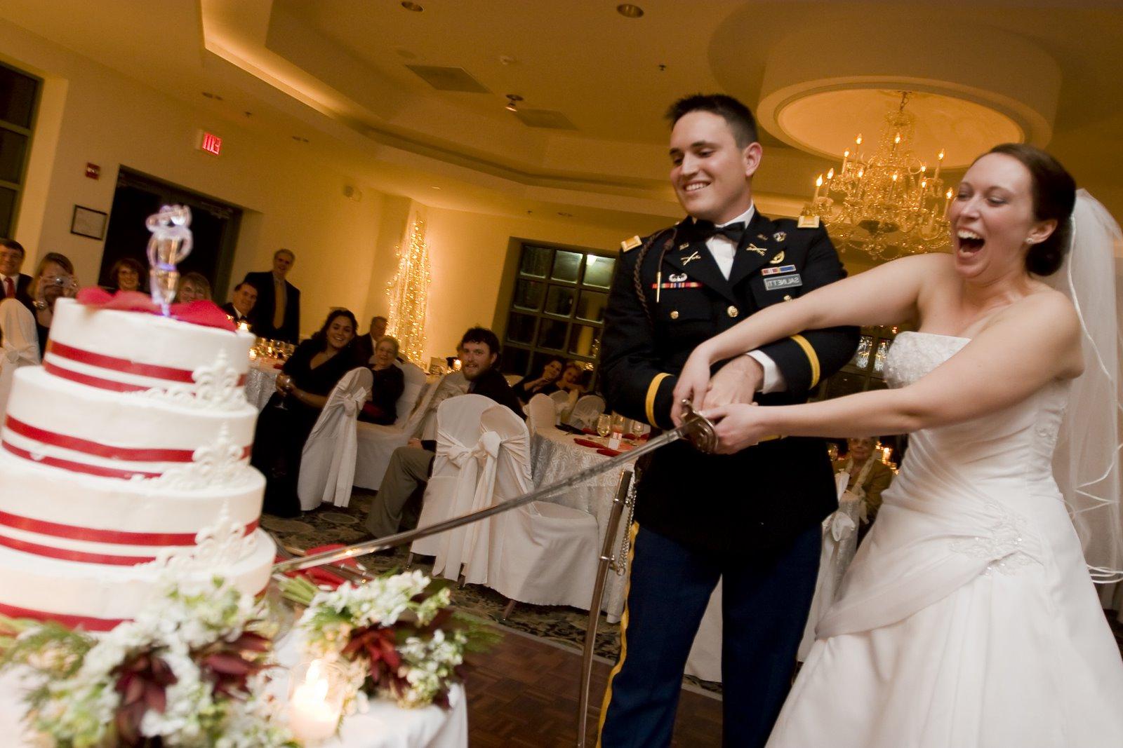 wedding cake saber. West Point