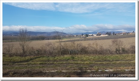 View from train - Strasbourg to Lyon