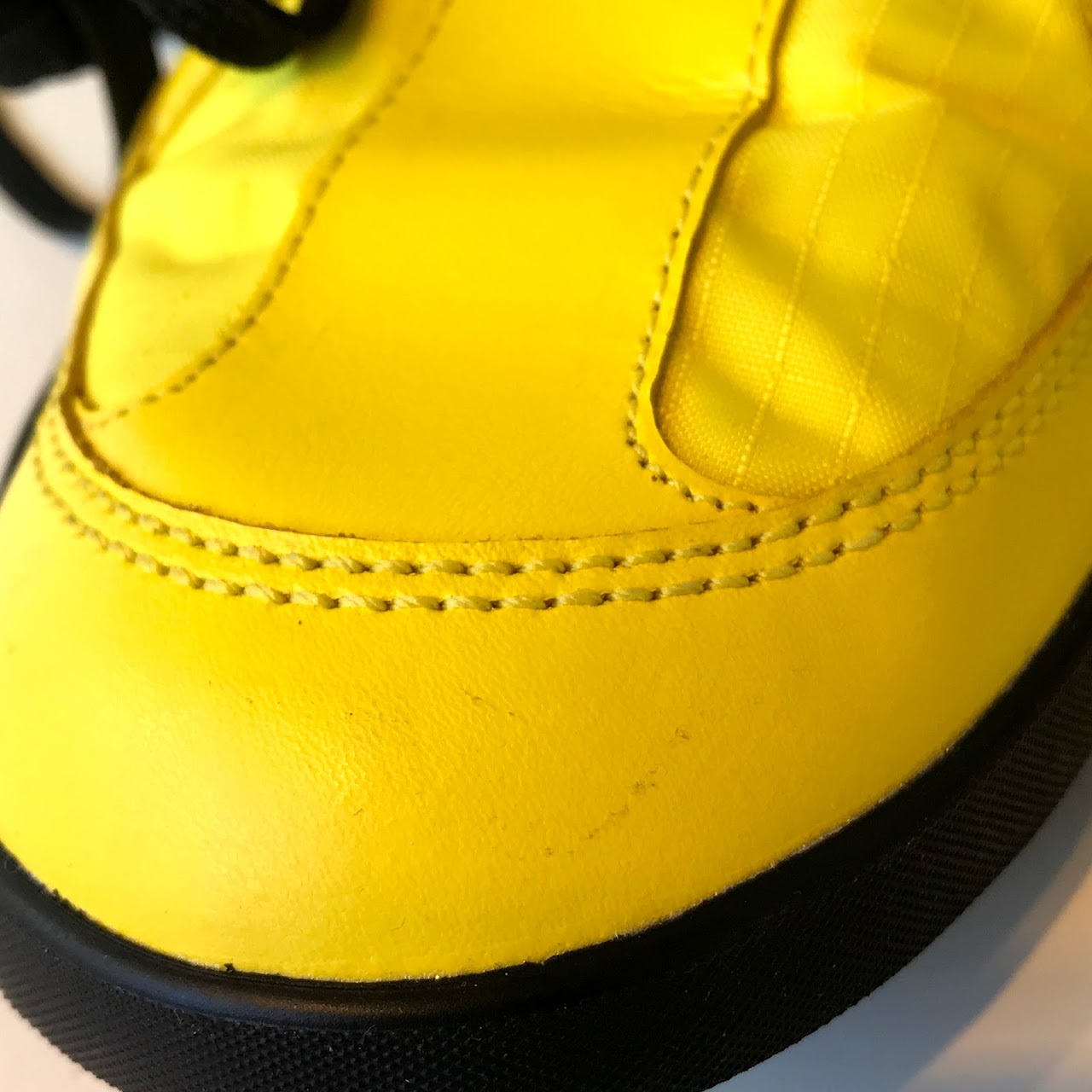 Y-3 Yellow Kazuhiri Cutout Hightops