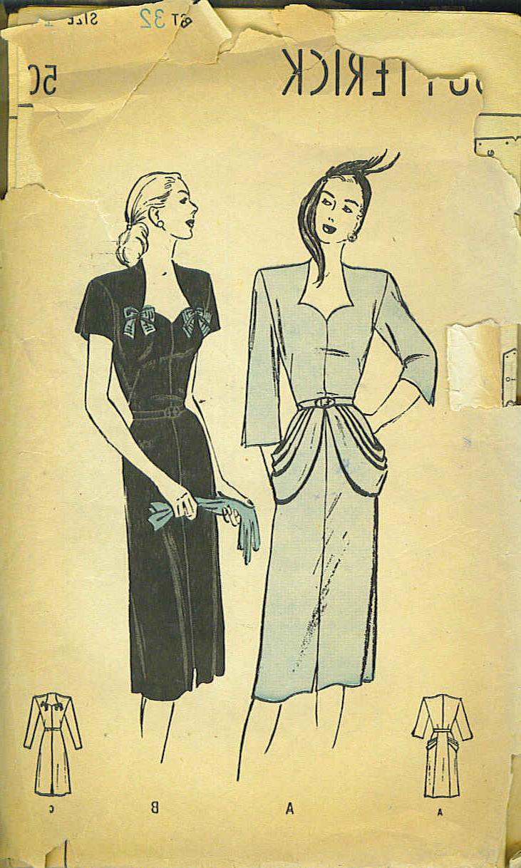 40s Dress Sewing Pattern
