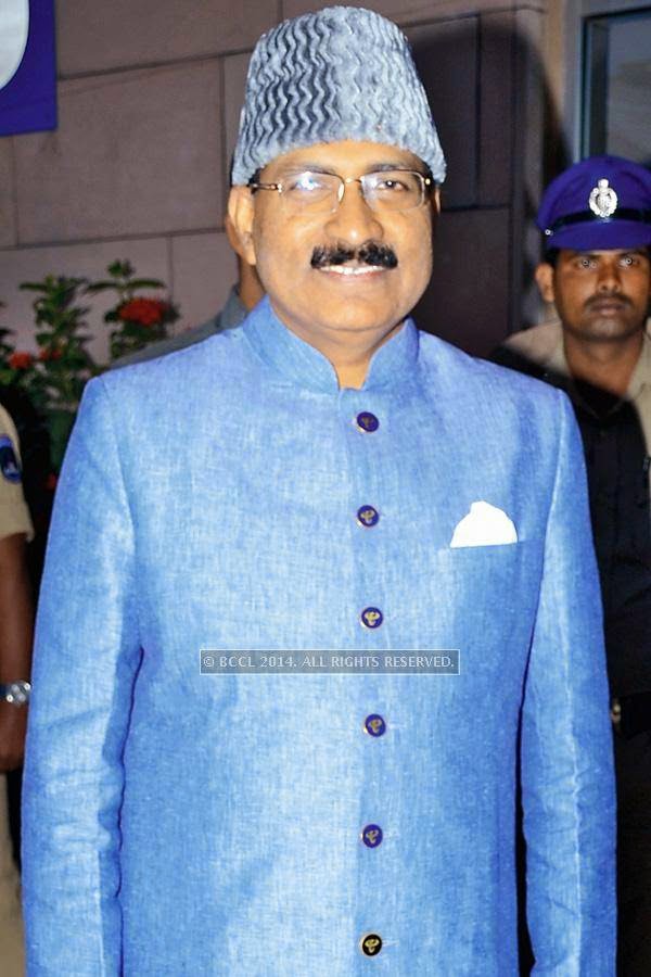 Mahender Reddy during the iftaar party, held in Hyderabad.